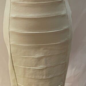 White House Black Market White Pencil Skirt